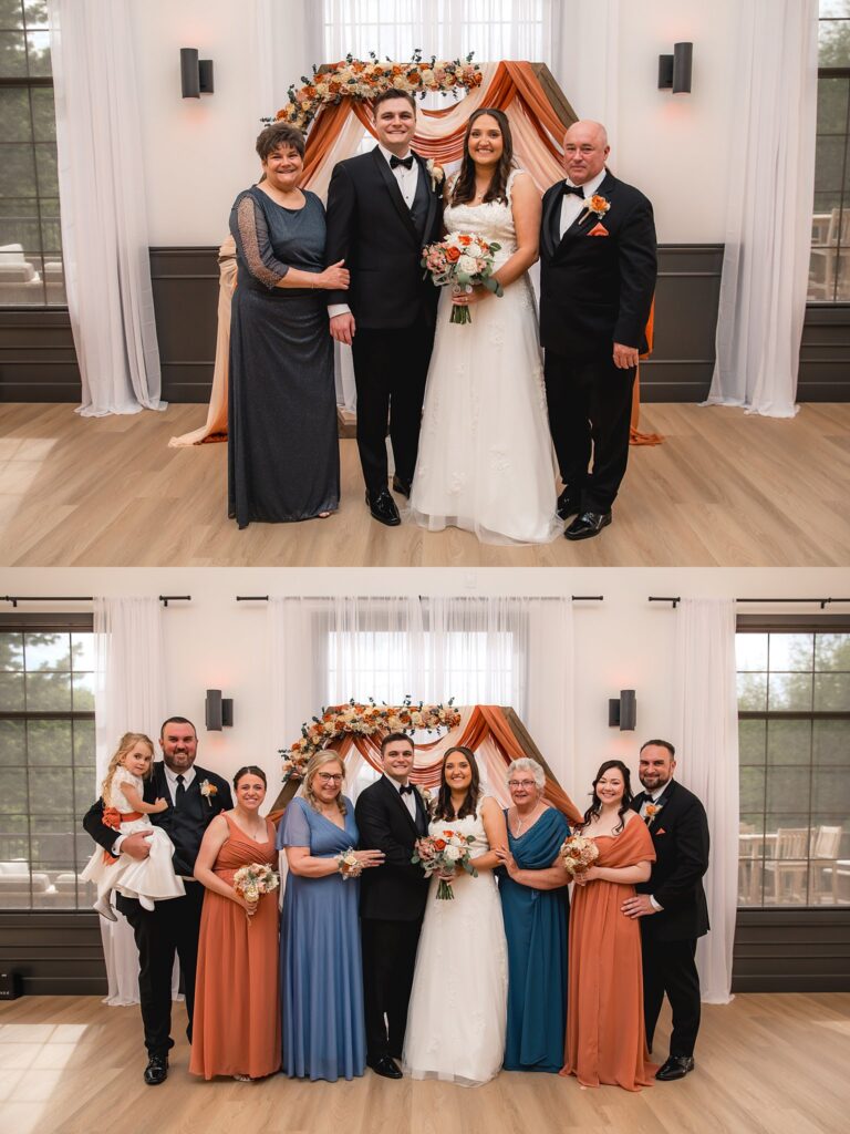Celtic House Glen Erin, wedding family photo